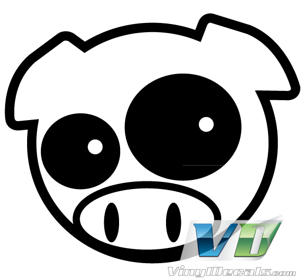 Piggy JDM style Decal