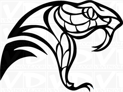 Viper Snake Head Vinyl Decal Sticker | eBay