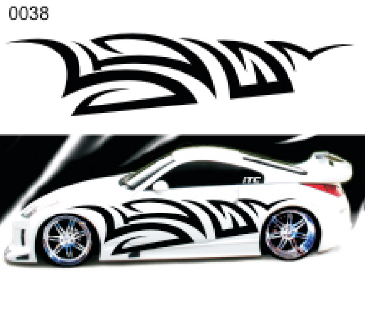 Tribal Style 38 Vinyl Vehicle Graphic Kit